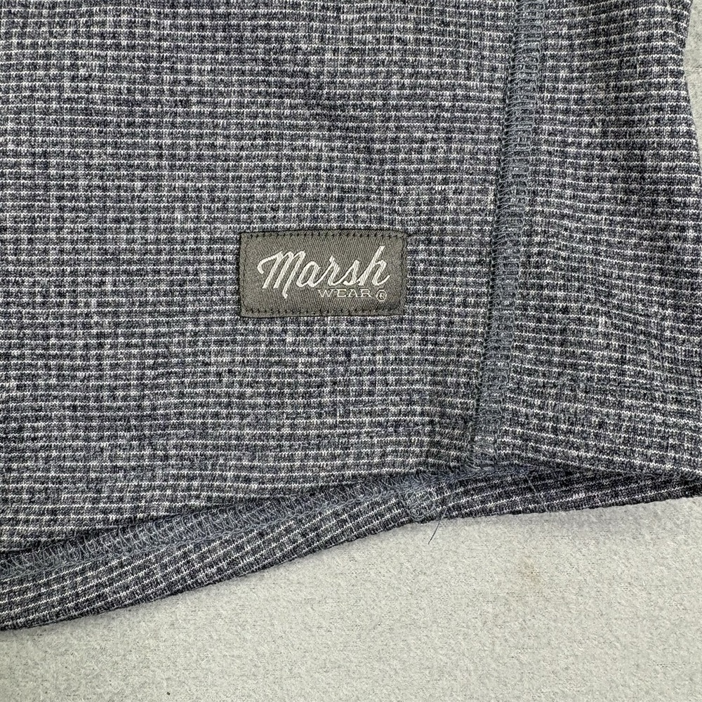 Marsh Wear Mens XL Waffle Knit Henley Shirt Long Sleeve Outdoor Coastal - Picture 11 of 11